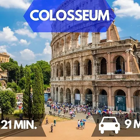 Trastevere-colosseo, Elegant Wi-fi & A-c Lejlighed *