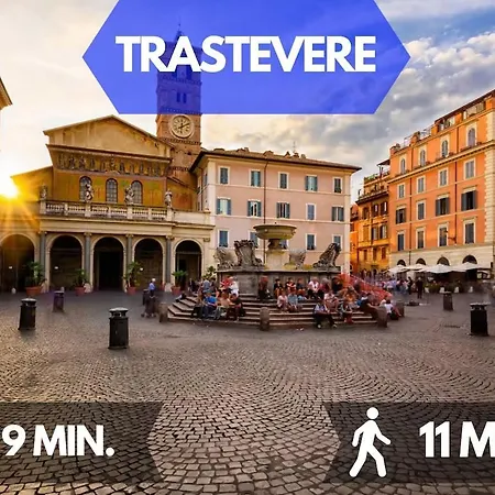 Trastevere-colosseo, Elegant Wi-fi & A-c *
